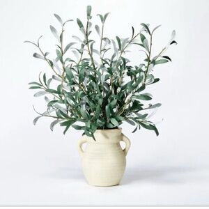 NWT Faux Olive Leaves arrangement- Studio McGee